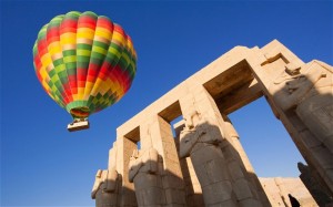 Paseo en globo en Luxor.